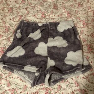 Lucky Brand Gray Cloud Pajama Shorts